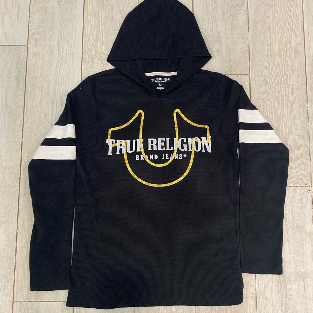 True Religion Black Hoodie